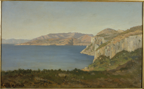 Côte d'Azur, bay on the Mediterranean, between 1890 and 1915 (oil)