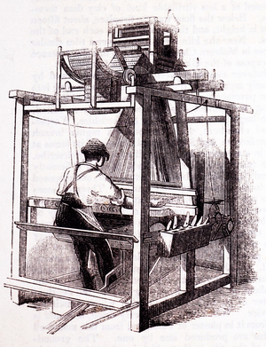 Scotch carpet loom, 1843