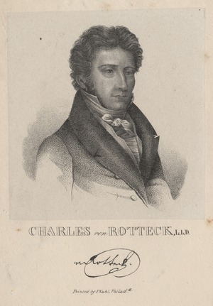 Charles von Rotteck, L.L.D., 1843 (litho)