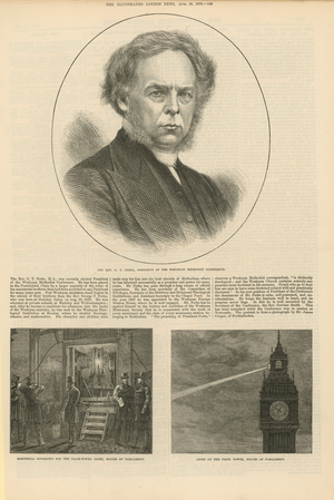 Page from the Illustrated London News (engraving)