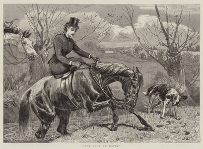 Not Good at Water (engraving)