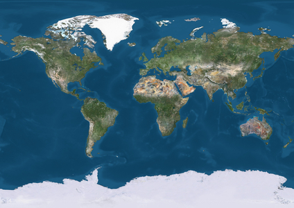 World Satellite Map (photo)