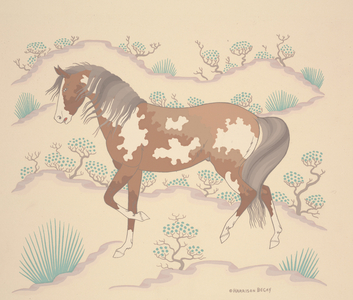 Spotted Pony, 1952 (silkscreen)