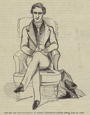The Reverend the Vice-Chancellor of Oxford (engraving)