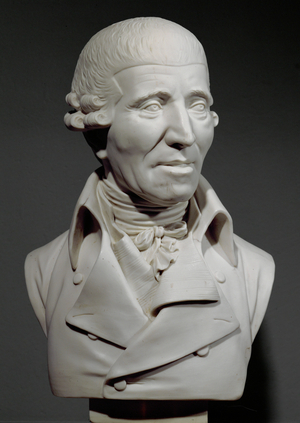 Joseph Haydn. Biscuit ware bust …