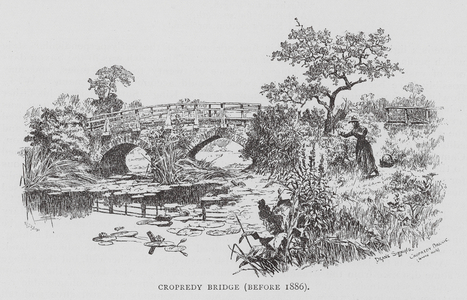 Cropredy Bridge, before 1886 (engraving)