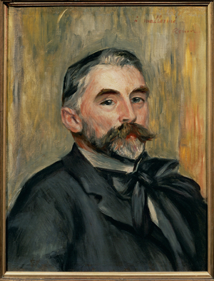 Portrait of poet Stephane Mallarme (oil on canvas)