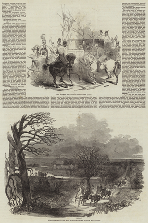 The Queen's Visit to Strathfieldsaye (engraving)
