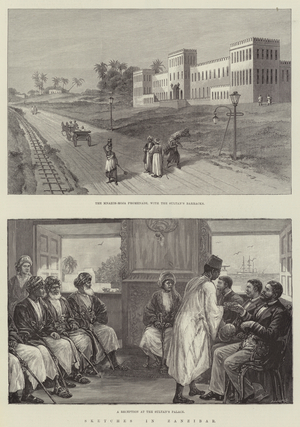 Sketches in Zanzibar (engraving)