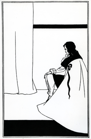 Illustration to 'The Fall of the House of Usher' by Edgar Allan Poe, 1894 (litho)