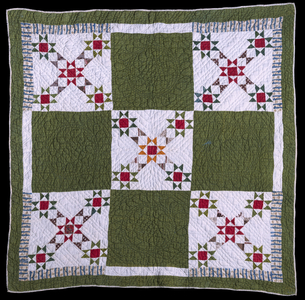Crib Quilt, c.1860 (cottons)