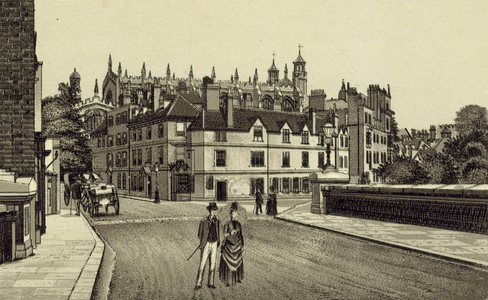 Eton College from the Bridge (litho)