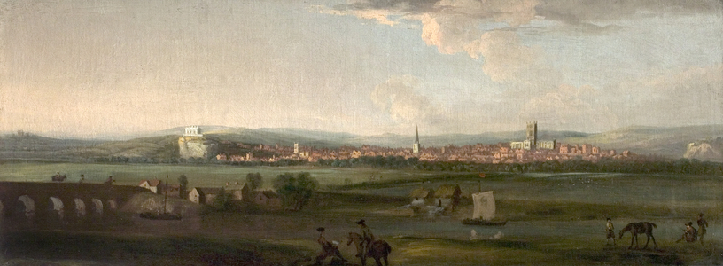 Nottinghamshire from the South (oil on canvas)