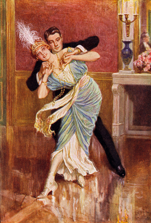 Couple dancing in Vienna early 20th century