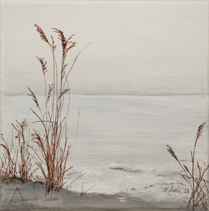 Mystic Morning, 2023 (acrylic on canvas)