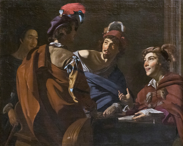 Concert, 17th century (oil on canvas)