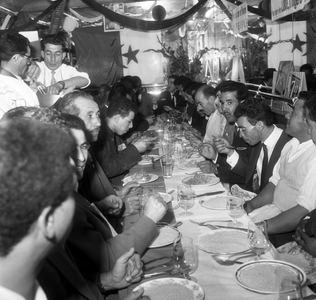 Algerians living in France celebrate Algerian independence, Paris, 1962 (photo)