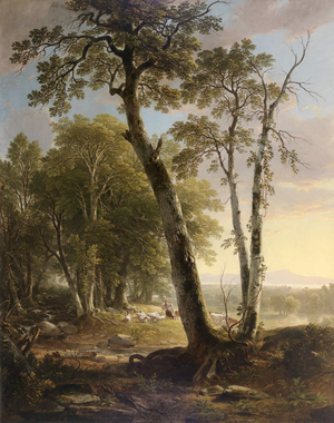 Landscape, Composition, Afternoon, 1847 (oil on canvas)