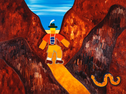 The Girl with the Feather, 2003 (oil on linen)