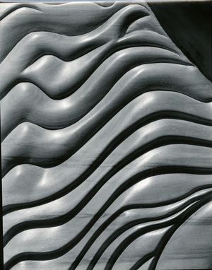 Wood Sculpture, c. 1975 (silver gelatin print)