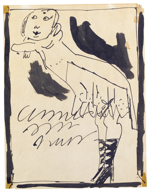 Soubrette, 1953 (ink on paper) (see also 745518-21)