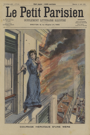 Heorism of a mother (colour litho)