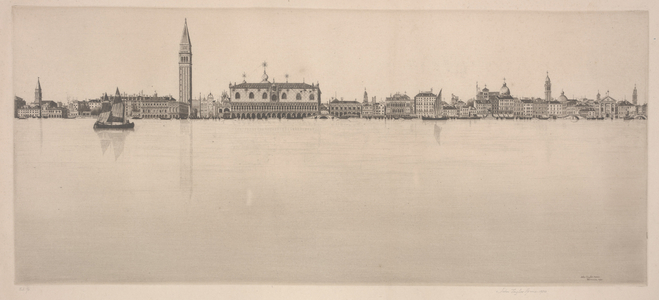 La Bella Venezia, 1930 (etching)