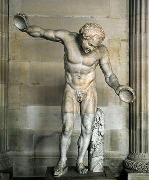 Dancing satyr. Marble …