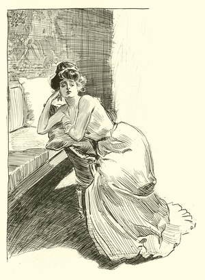 Illustration for The Social Ladder (engraving)