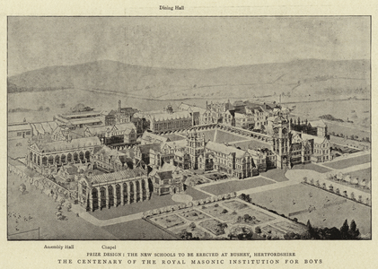 The Centenary of the Royal Masonic Institution for Boys (litho)