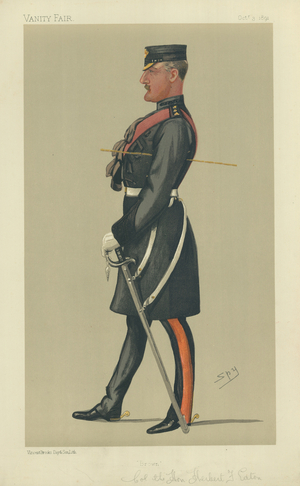 Colonel The Hon Herbert Francis Eaton (colour litho)