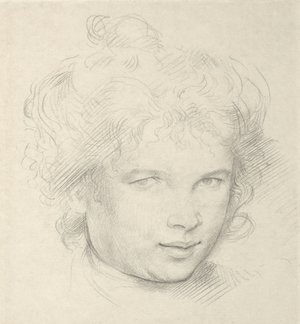 Portrait of Ida Nettleship, c. 1900 (graphite pencil on paper)