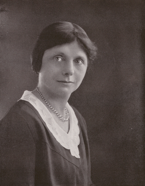 Presbyterian Ladies College, Croydon, Sydney: Miss Mary Hamilton (b/w photo)