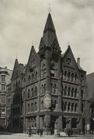 Toronto: The Standard Loan Building, Corner of Victoria and Adelaide Streets (b/w photo)
