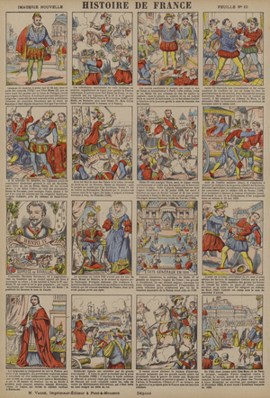 History of France from the accession of Henry III to the time of Cardinal Richelieu, c.1901 (litho)