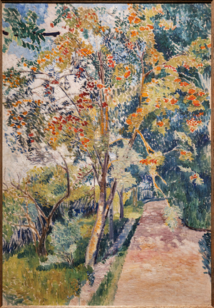 Service Tree. Panino near Vyazma Mountain Ash, 1907-08 (oil on canvas)
