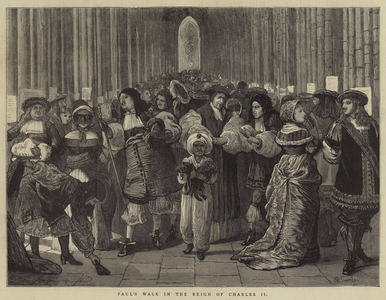 Paul's Walk in the Reign of Charles II (engraving)
