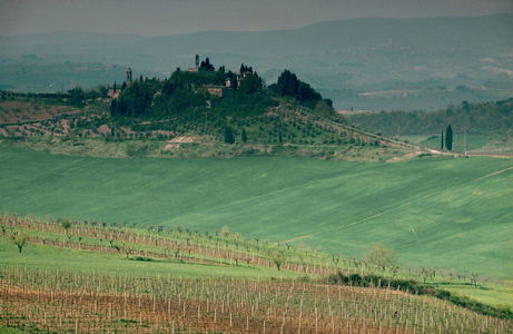 Tuscany landscape, 1992 (photo)