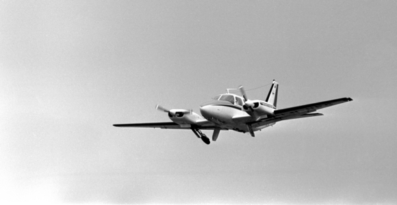 Fornebu 19680706. "Tower with responsibility". The air traffic controllers in Fornebu are …, 1968 (photo)