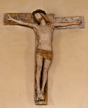 Entombment, Saint-Jacques Chapel, Monestiès, Tarn, 1490 (polychrome limestone)