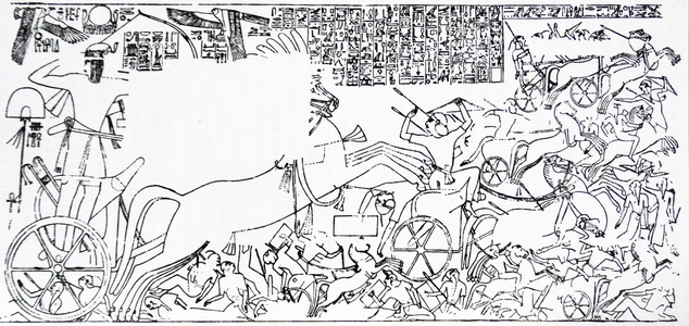 Seti I conquers Yenoam, in ancient Palestine or Syria.1279 BC