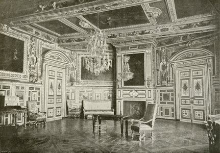 Fontainebleau, Salon (b/w photo)