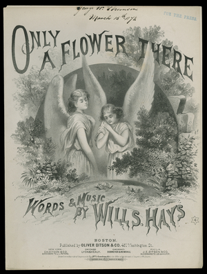 Only a Flower There, 1877 (print)