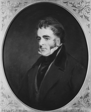 William Lamb, 2nd Viscount Melbourne, c.1865-70 (oil on panel)