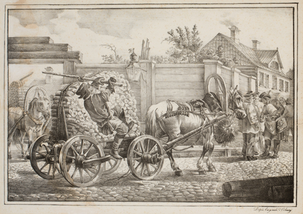 The Coachman with Kindling (litho)