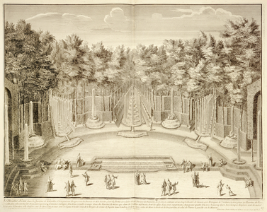 Le Notre's 'Theatre de l'Eau' at Versailles, 1714 (engraving)