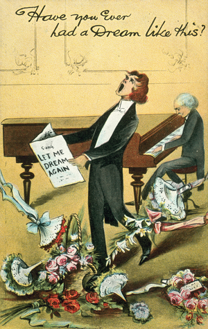 Have you ever had a dream like this? (colour litho)