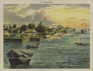Cameroon, Central Africa (colour litho)