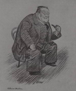 Hilaire Belloc, Anglo-French writer (litho)