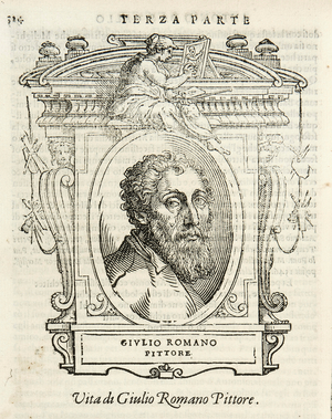Milan, Biblioteca Braidense, Vite de piv excellent, Giorgio Vasari 1568, Giulio Romano
